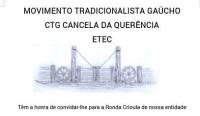 Convite para a Ronda do CTG Cancela da Querência (17/09/2016).